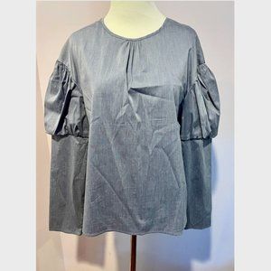 NWT DREW Indigo Size Small Blouse